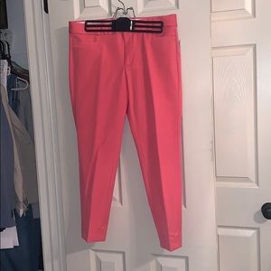 Crop Coral Ankle pants